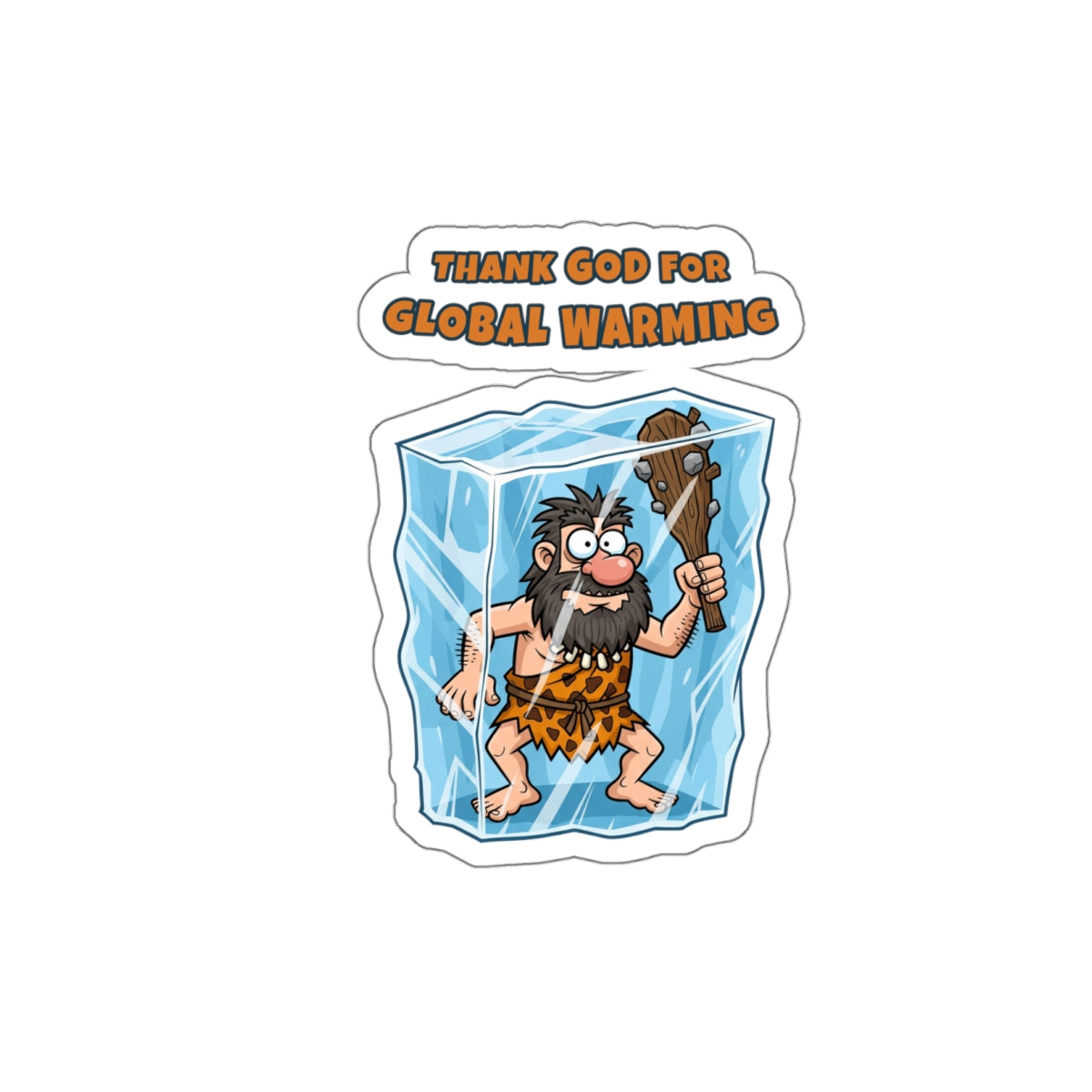 Primal Chill "Unthawed & Unbothered" Vinyl Sticker